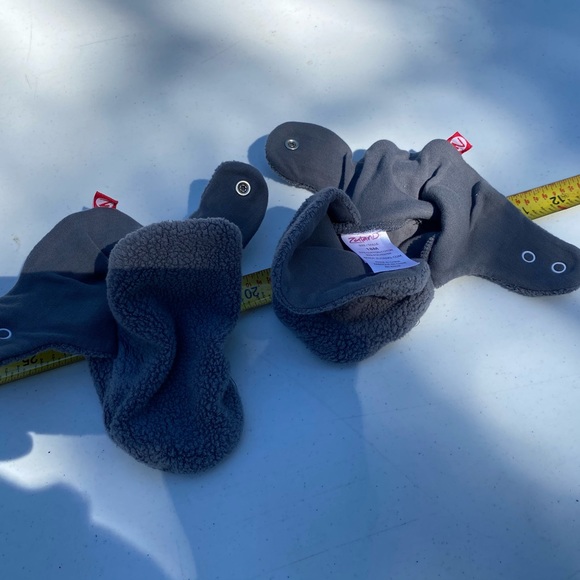 Zutano Fleece Toddler Shoes - Picture 5 of 5